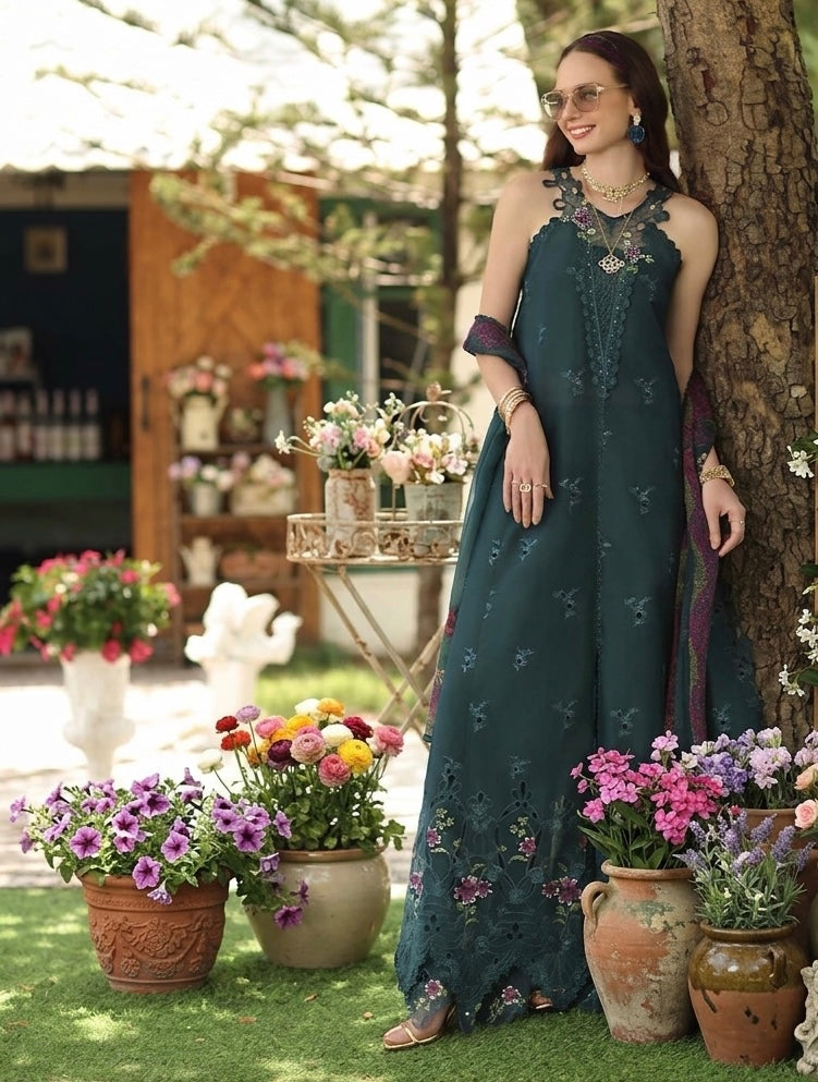 Noor by Saadia Asad | Noor Eid Printskhas 26 | D6 €“ Coblat Teal-3