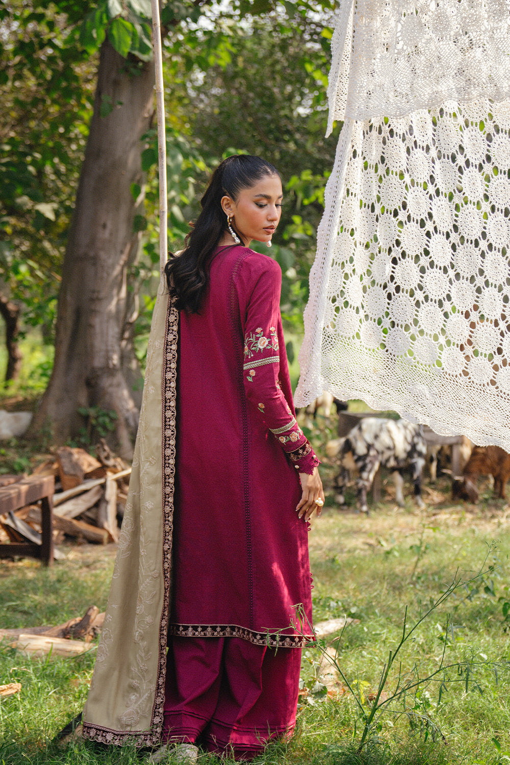 Saira Rizwan | Winter 2024 | SANSA-SRW24-09 -  Saira Rizwan Ladies Clothes - Original Designer Dress - House of Maryam