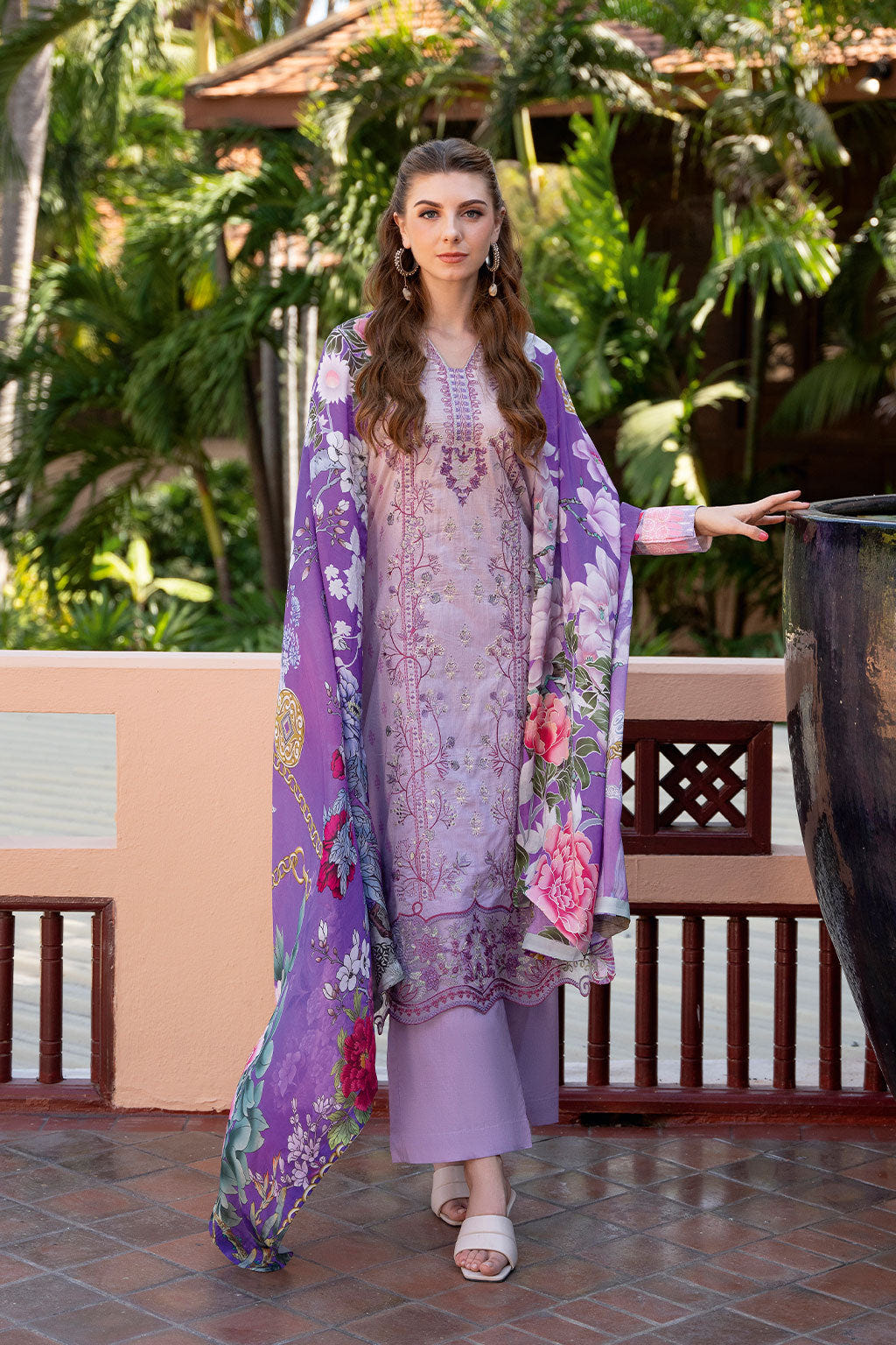 Ramsha | Ghazal Luxury Lawn | G-310 -  Ramsha Ladies Clothes - Original Designer Dress - House of Maryam