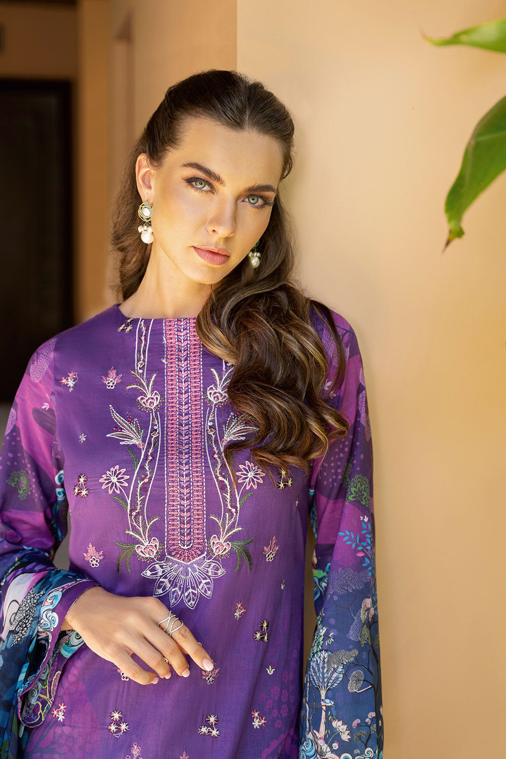 Ramsha | Ghazal Luxury Lawn | G-305 -  Ramsha Ladies Clothes - Original Designer Dress - House of Maryam