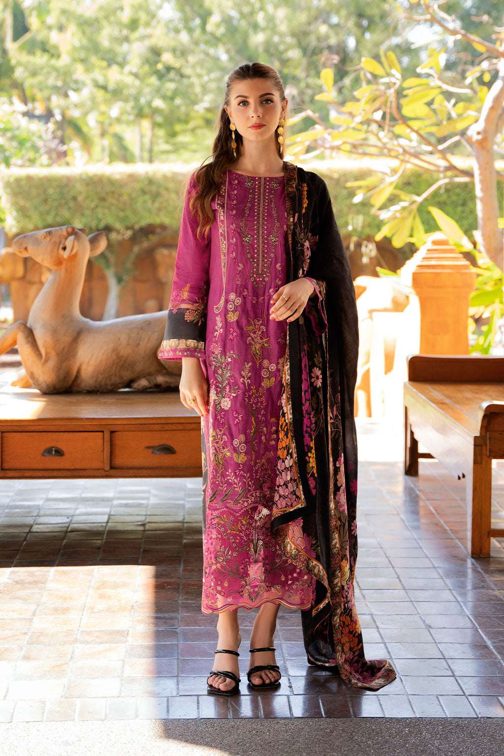 Ramsha | Ghazal Luxury Lawn | G-311 -  Ramsha Ladies Clothes - Original Designer Dress - House of Maryam