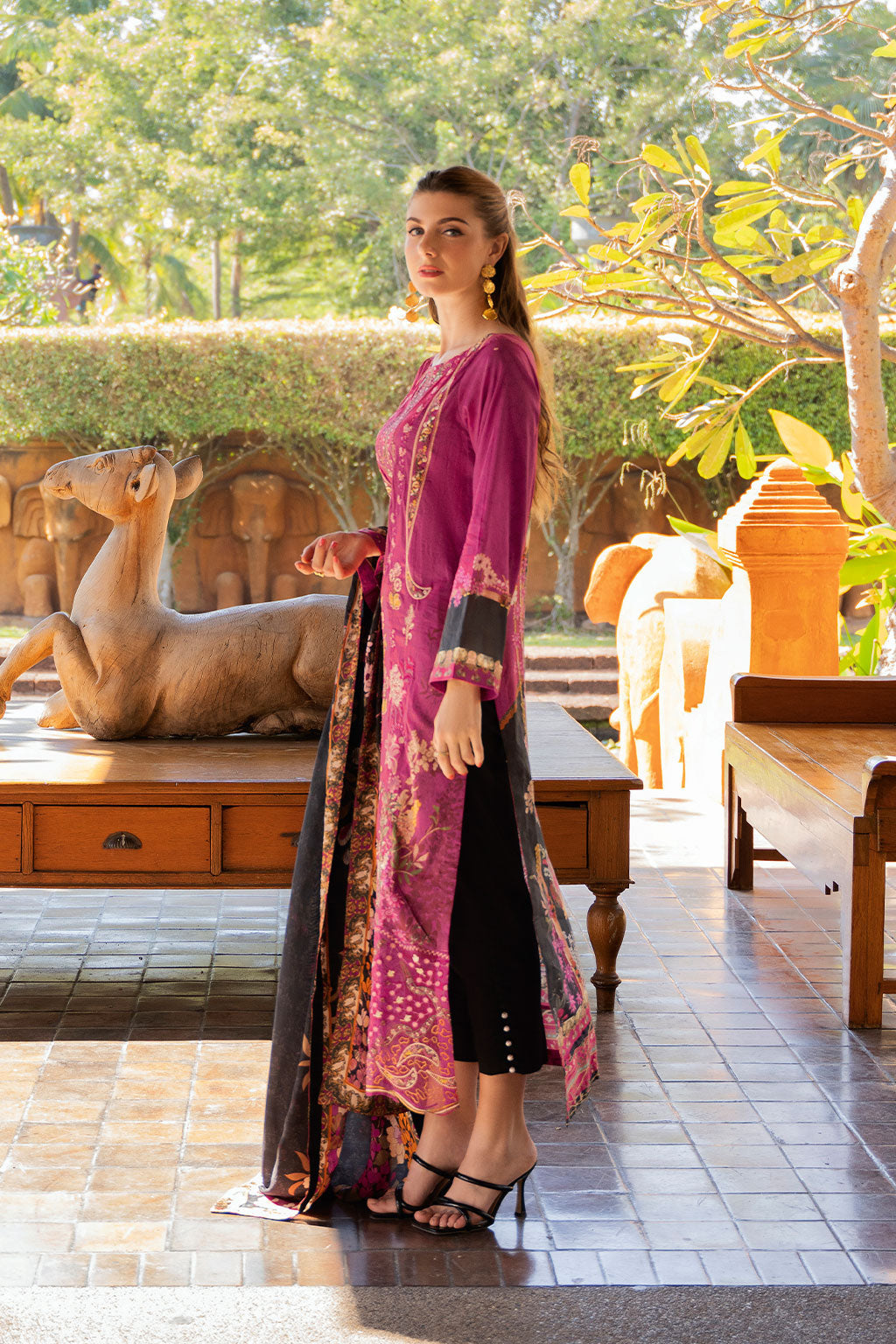 Ramsha | Ghazal Luxury Lawn | G-311 -  Ramsha Ladies Clothes - Original Designer Dress - House of Maryam