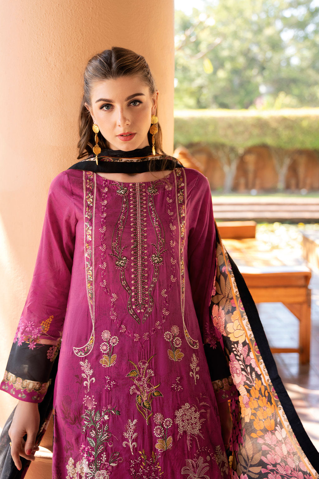 Ramsha | Ghazal Luxury Lawn | G-311 -  Ramsha Ladies Clothes - Original Designer Dress - House of Maryam