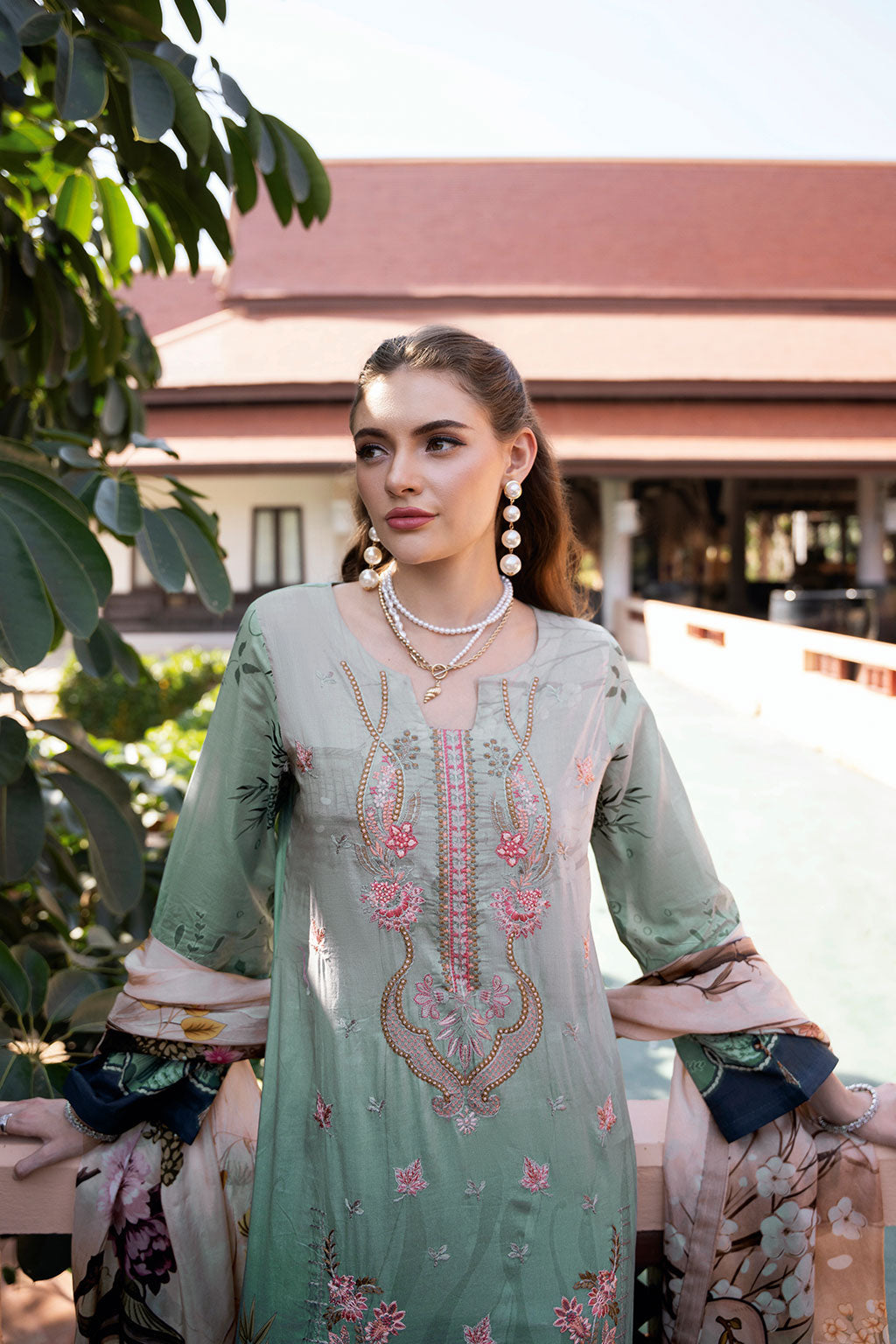 Ramsha | Ghazal Luxury Lawn | G-312 -  Ramsha Ladies Clothes - Original Designer Dress - House of Maryam