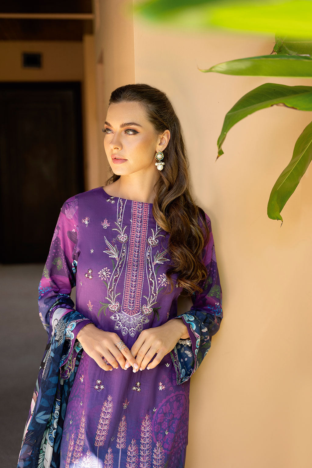 Ramsha | Ghazal Luxury Lawn | G-305 -  Ramsha Ladies Clothes - Original Designer Dress - House of Maryam