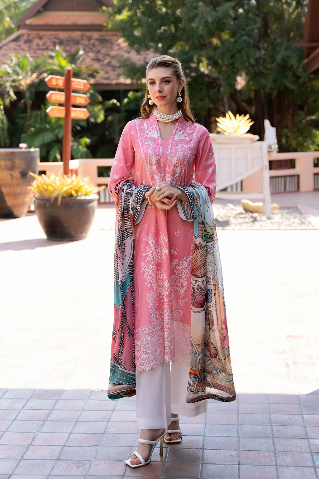 Ramsha | Ghazal Luxury Lawn | G-307 -  Ramsha Ladies Clothes - Original Designer Dress - House of Maryam