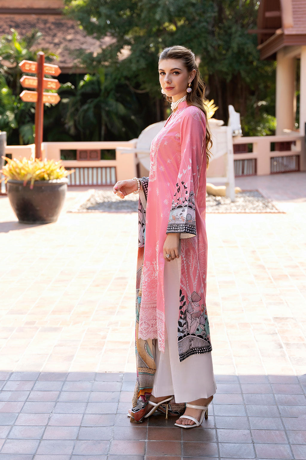 Ramsha | Ghazal Luxury Lawn | G-307 -  Ramsha Ladies Clothes - Original Designer Dress - House of Maryam