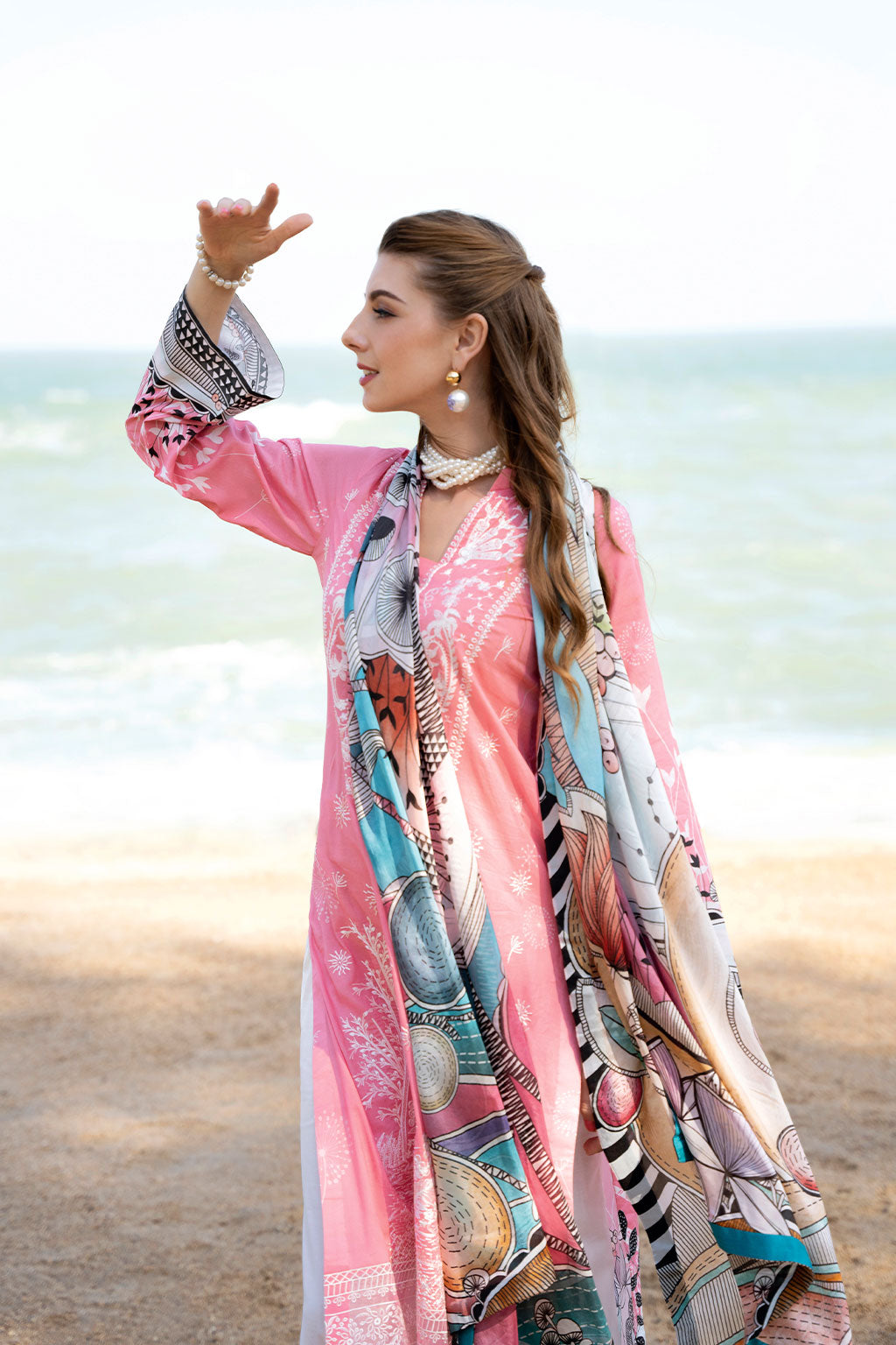 Ramsha | Ghazal Luxury Lawn | G-307 -  Ramsha Ladies Clothes - Original Designer Dress - House of Maryam