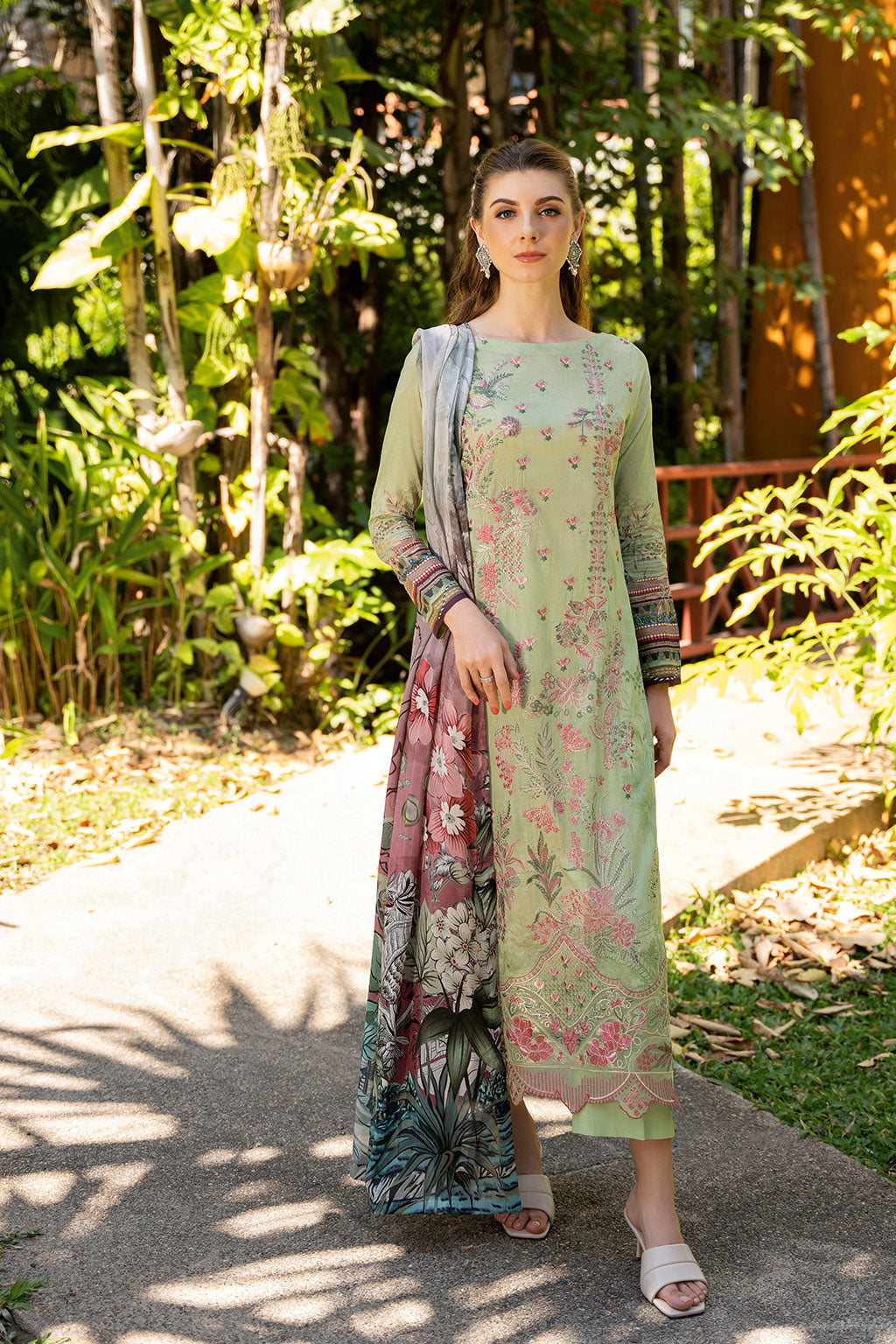 Ramsha | Ghazal Luxury Lawn | G-304 -  Ramsha Ladies Clothes - Original Designer Dress - House of Maryam