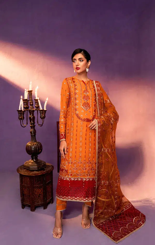 Gisele | Zarish Festive Collection 23 | Gul Makai -  Gisele Formal - Original Designer Dress - House of Maryam
