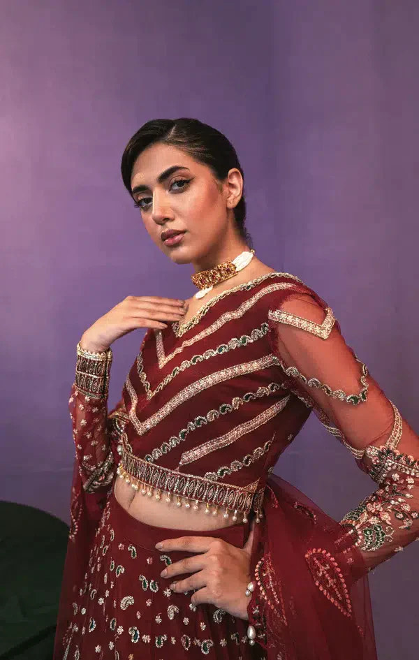Gisele | Zarish Festive Collection 23 | Lalzari -  Gisele Bridal - Original Designer Dress - House of Maryam