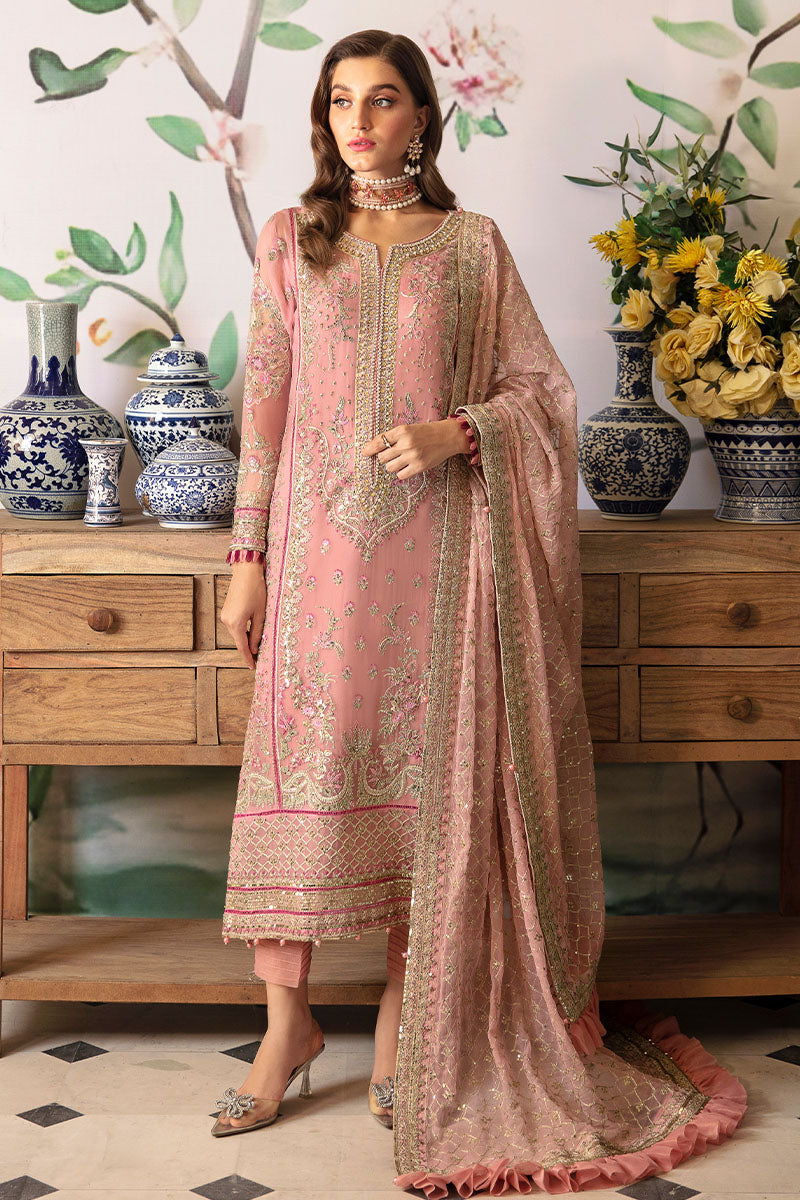 Gulaal | Embroidered Chiffon 24 | Viviana -  Gulaal Formal - Original Designer Dress - House of Maryam