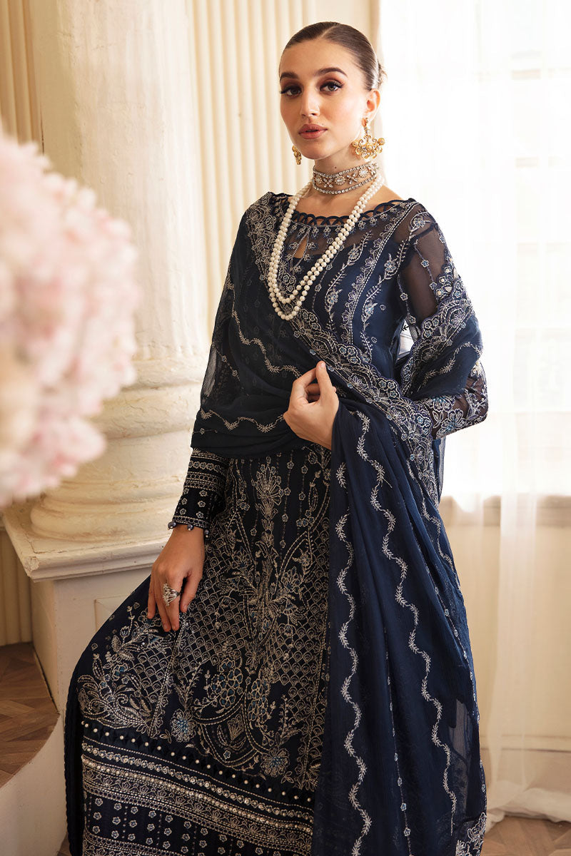Gulaal | Embroidered Chiffon 24 | Evara -  Gulaal Formal - Original Designer Dress - House of Maryam