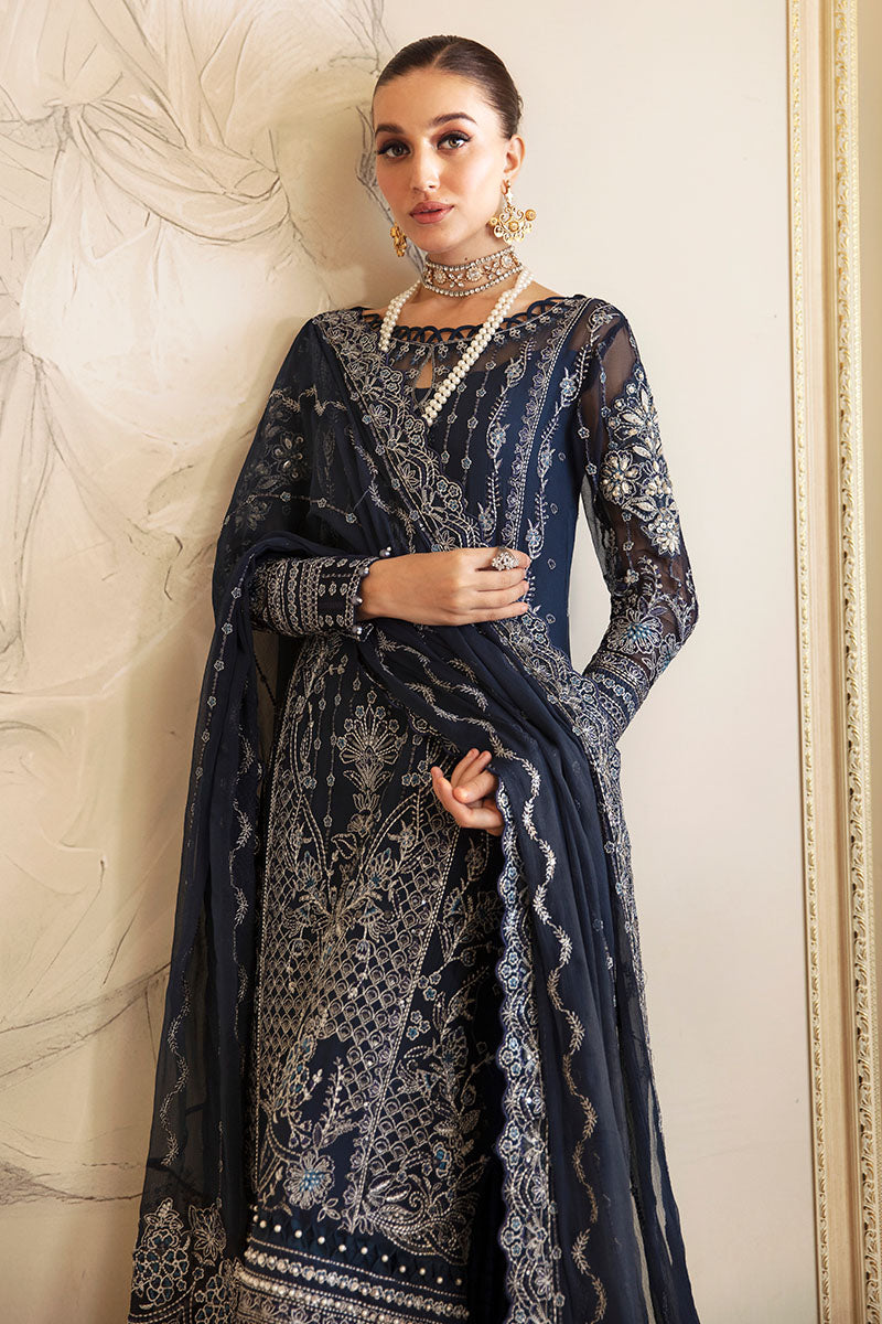Gulaal | Embroidered Chiffon 24 | Evara -  Gulaal Formal - Original Designer Dress - House of Maryam