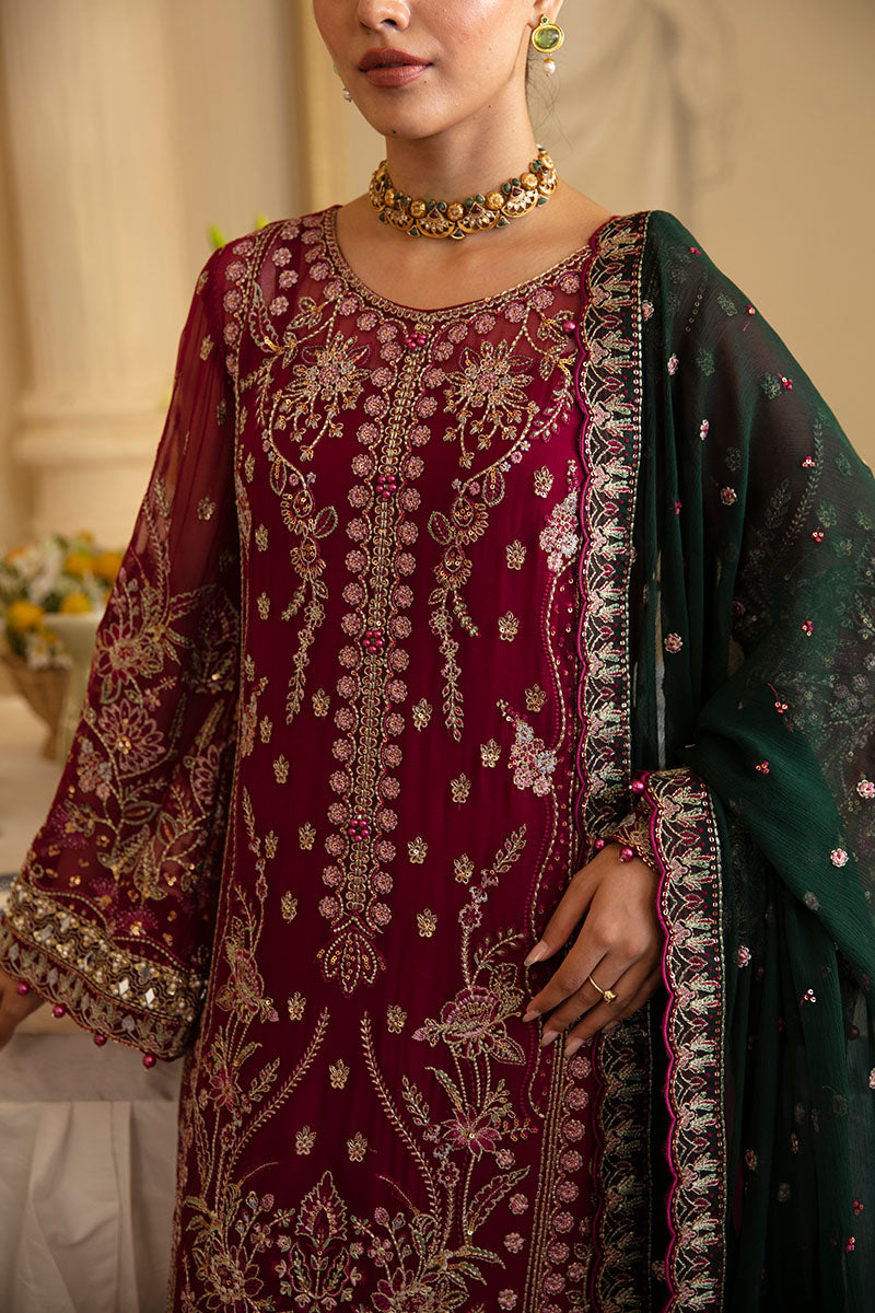 Gulaal | Embroidered Chiffon 24 | Blanca -  Gulaal Formal - Original Designer Dress - House of Maryam