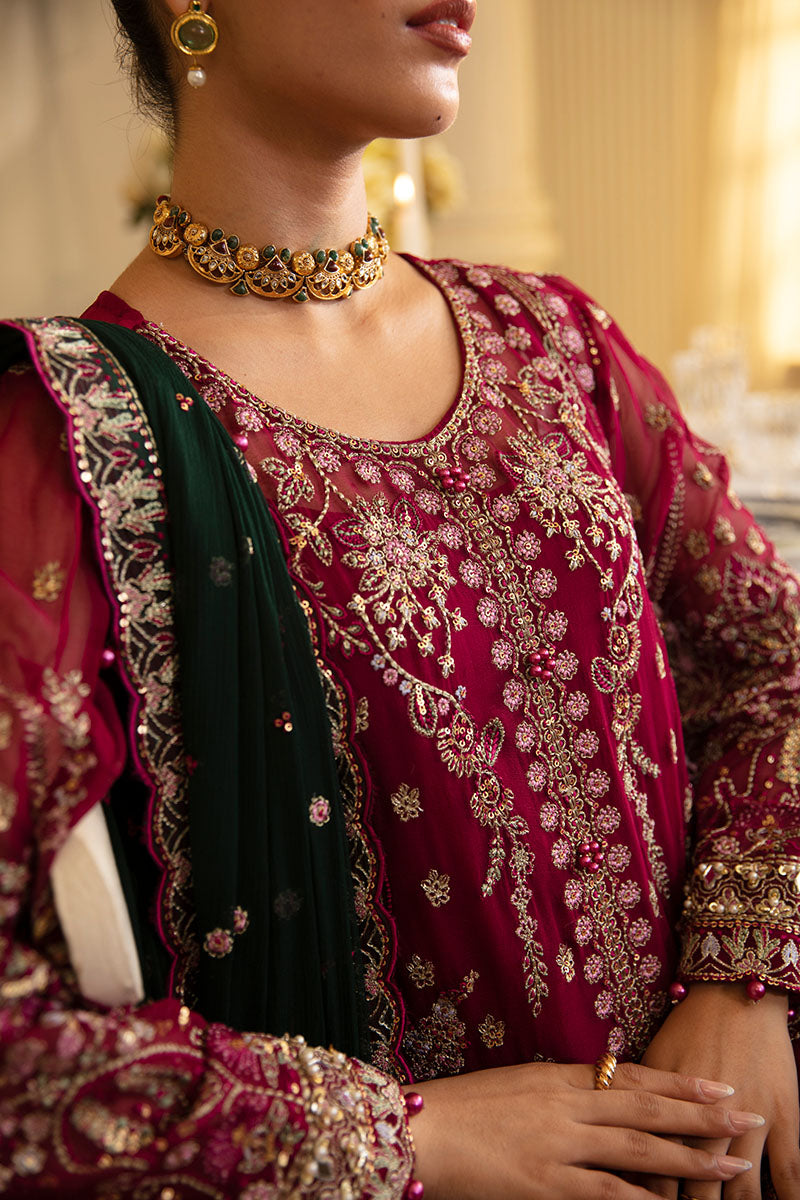 Gulaal | Embroidered Chiffon 24 | Blanca -  Gulaal Formal - Original Designer Dress - House of Maryam