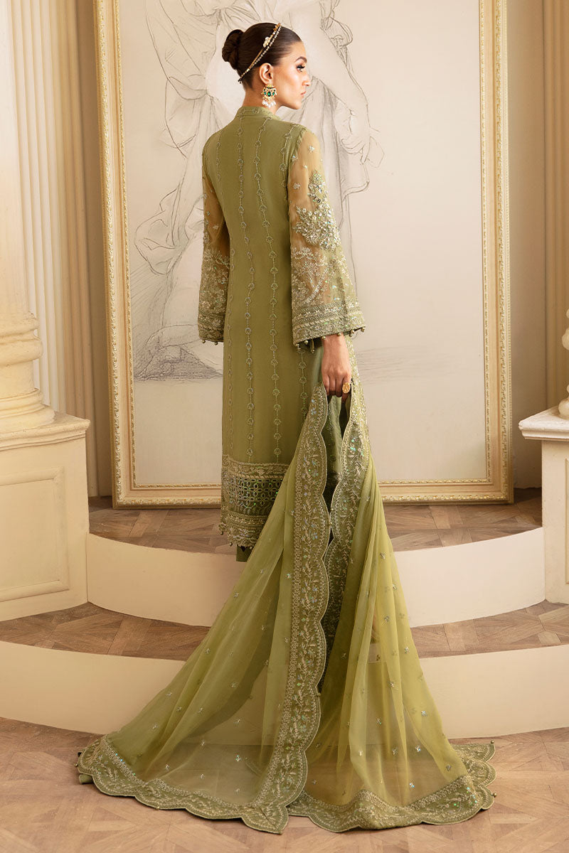 Gulaal | Embroidered Chiffon 24 | Almendra -  Gulaal Formal - Original Designer Dress - House of Maryam