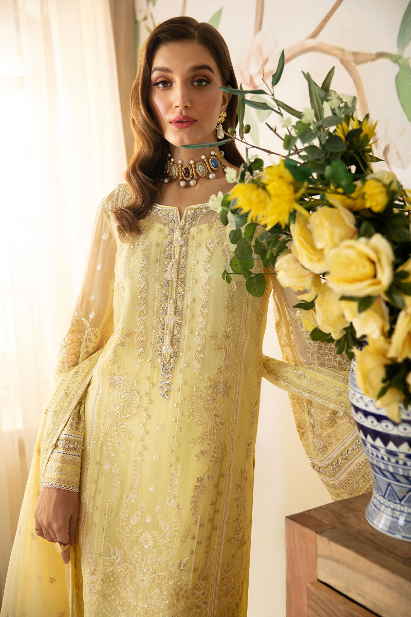 Gulaal | Embroidered Chiffon 24 | Estrella -  Gulaal Formal - Original Designer Dress - House of Maryam