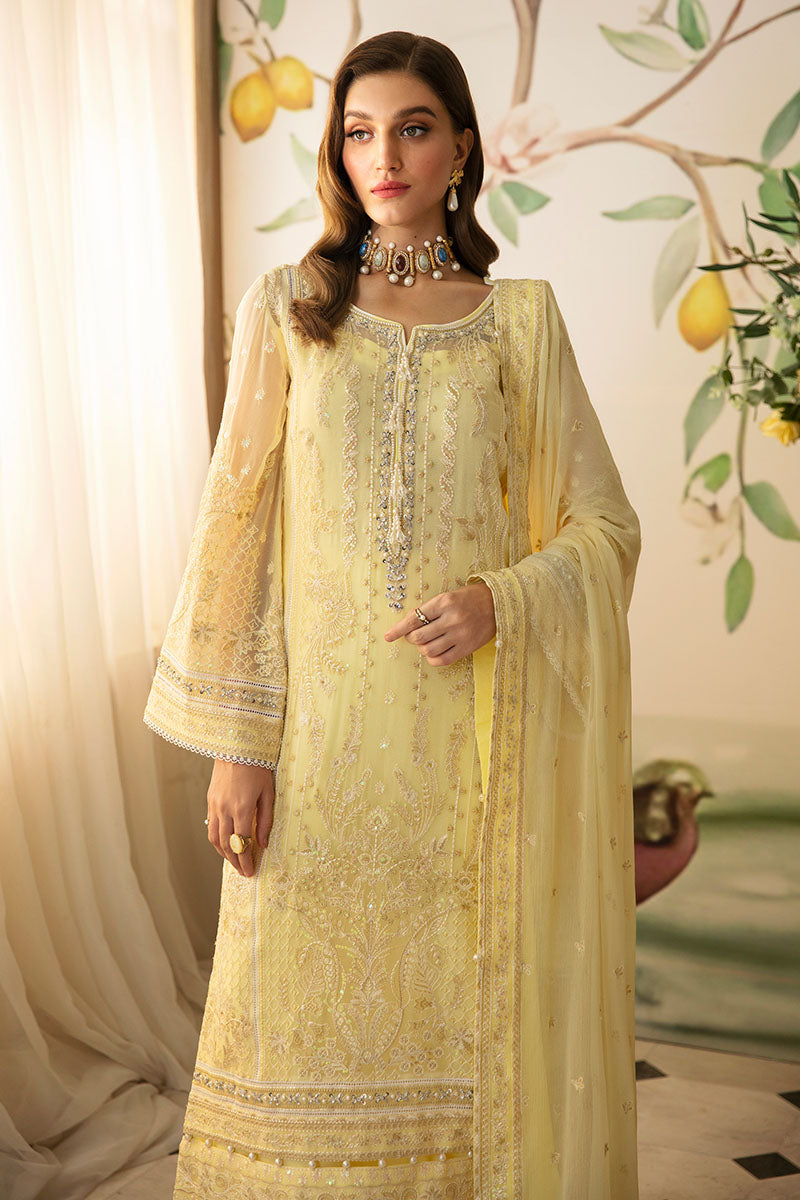 Gulaal | Embroidered Chiffon 24 | Estrella -  Gulaal Formal - Original Designer Dress - House of Maryam