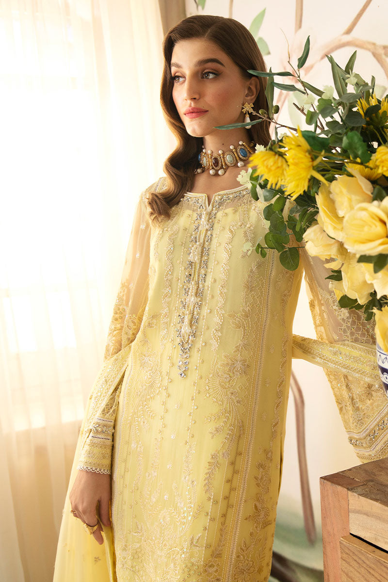 Gulaal | Embroidered Chiffon 24 | Estrella -  Gulaal Formal - Original Designer Dress - House of Maryam