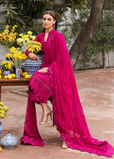 Gulaal | Reverie Embroidered Chiffon | ZEVIRA -  Gulaal Ladies Clothes - Original Designer Dress - House of Maryam