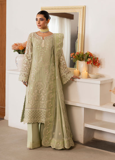 Gulaal | Reverie Embroidered Chiffon | VIRIDA -  Gulaal Ladies Clothes - Original Designer Dress - House of Maryam