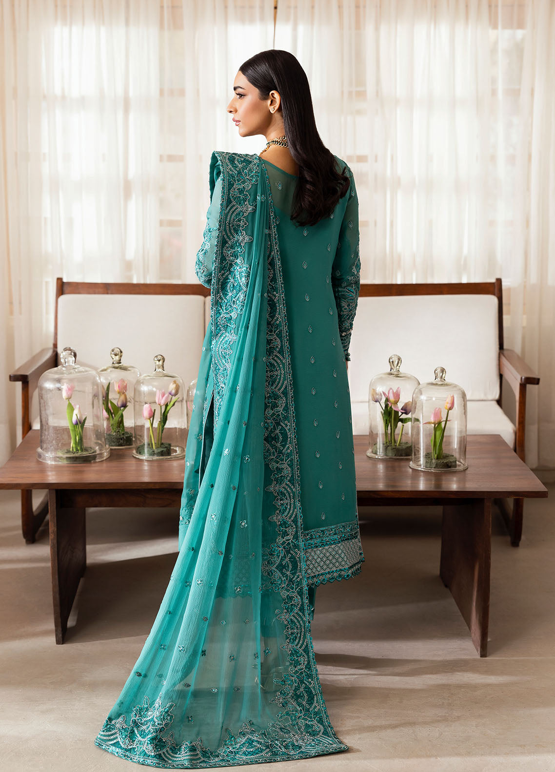 Gulaal | Reverie Embroidered Chiffon | MIRAL -  Gulaal Ladies Clothes - Original Designer Dress - House of Maryam