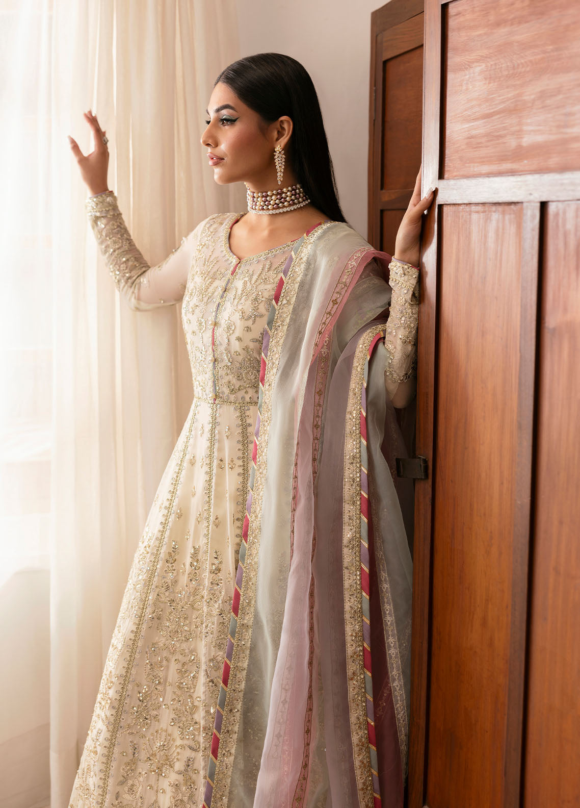 Gulaal | Reverie Embroidered Chiffon | CHIRAGH -  Gulaal Ladies Clothes - Original Designer Dress - House of Maryam