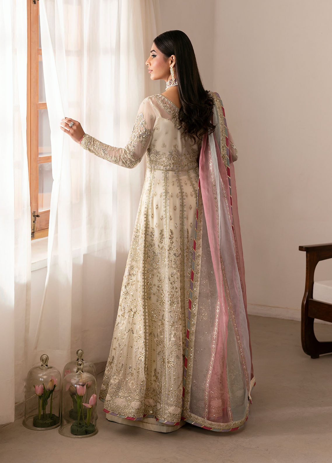 Gulaal | Reverie Embroidered Chiffon | CHIRAGH -  Gulaal Ladies Clothes - Original Designer Dress - House of Maryam