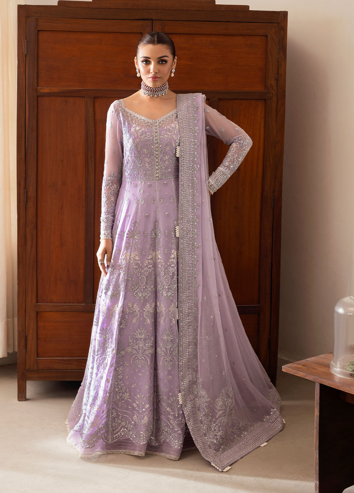 Gulaal | Reverie Embroidered Chiffon | PAREESA -  Gulaal Ladies Clothes - Original Designer Dress - House of Maryam