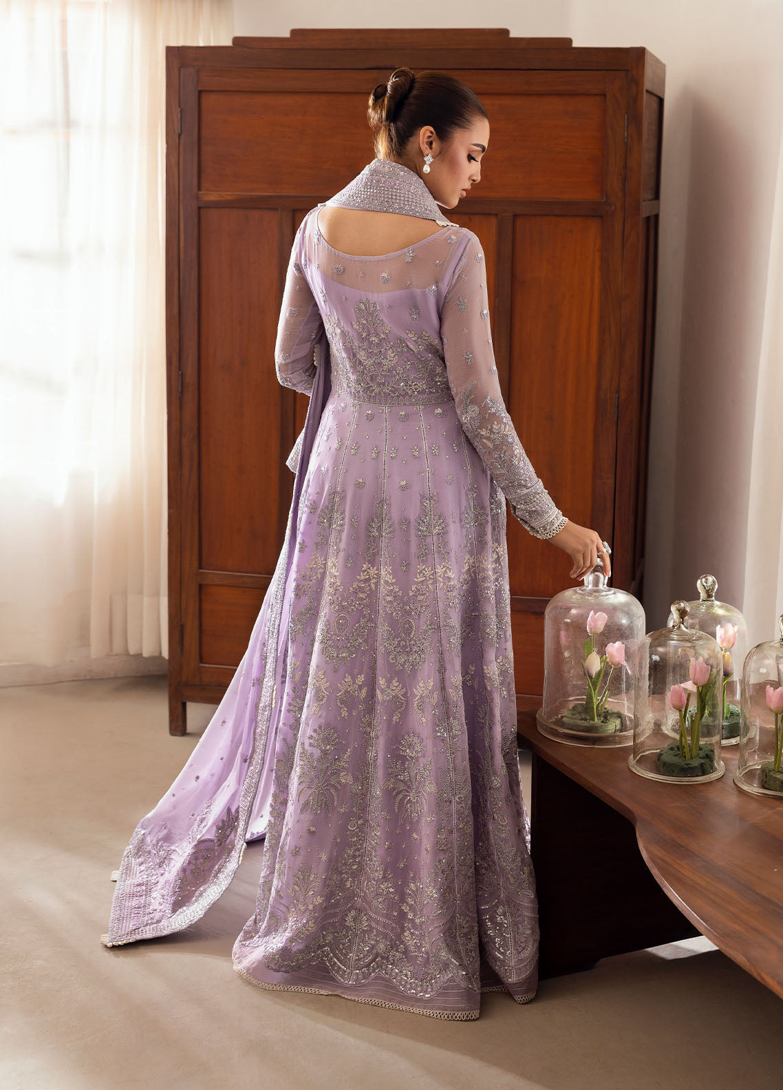 Gulaal | Reverie Embroidered Chiffon | PAREESA -  Gulaal Ladies Clothes - Original Designer Dress - House of Maryam