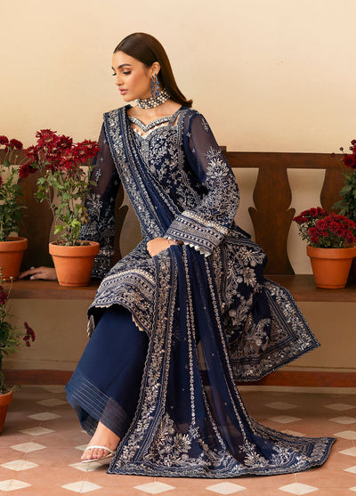 Gulaal | Reverie Embroidered Chiffon | ARISTA -  Gulaal Ladies Clothes - Original Designer Dress - House of Maryam