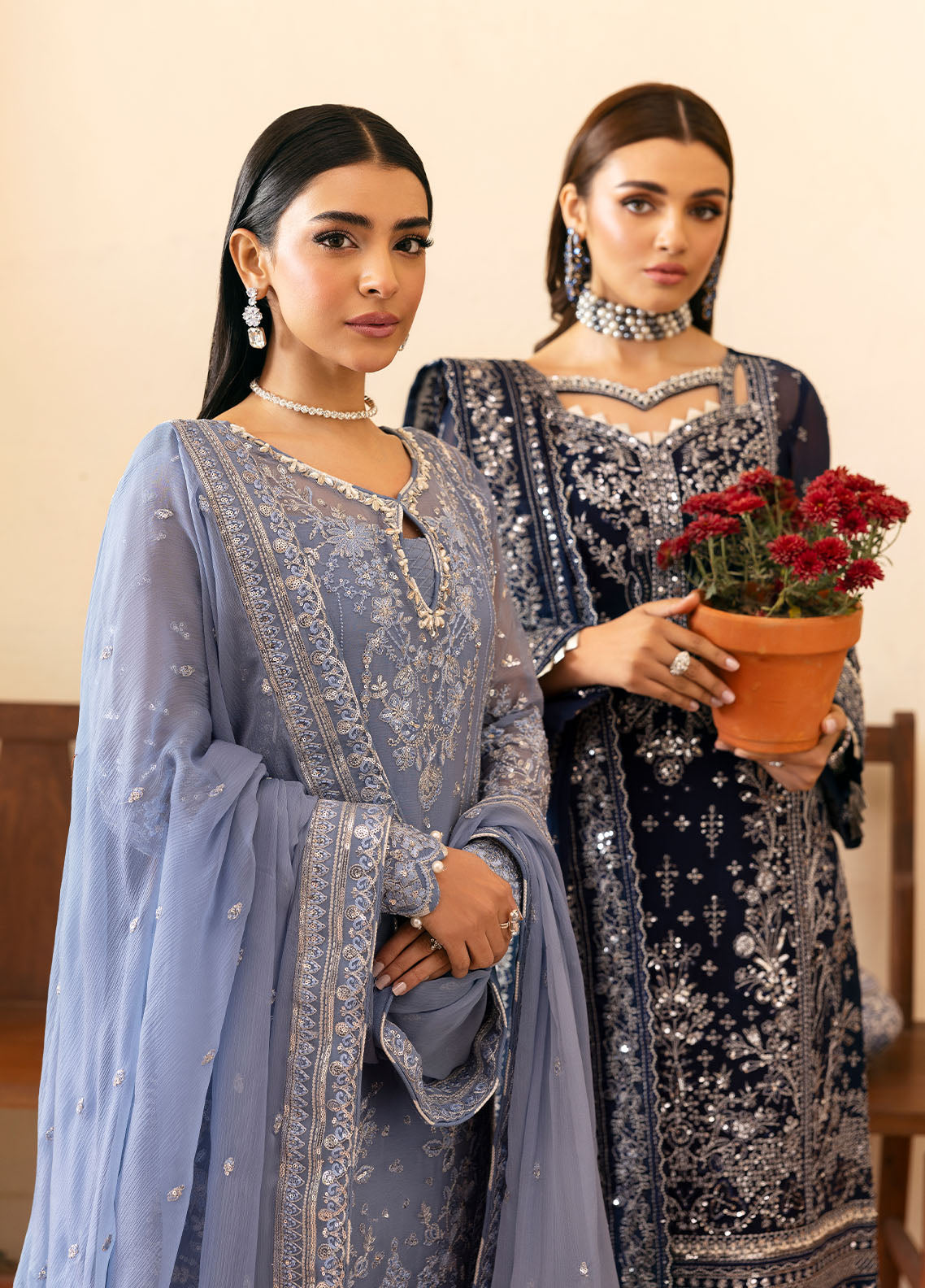 Gulaal | Reverie Embroidered Chiffon | ARISTA -  Gulaal Ladies Clothes -  House of Maryam