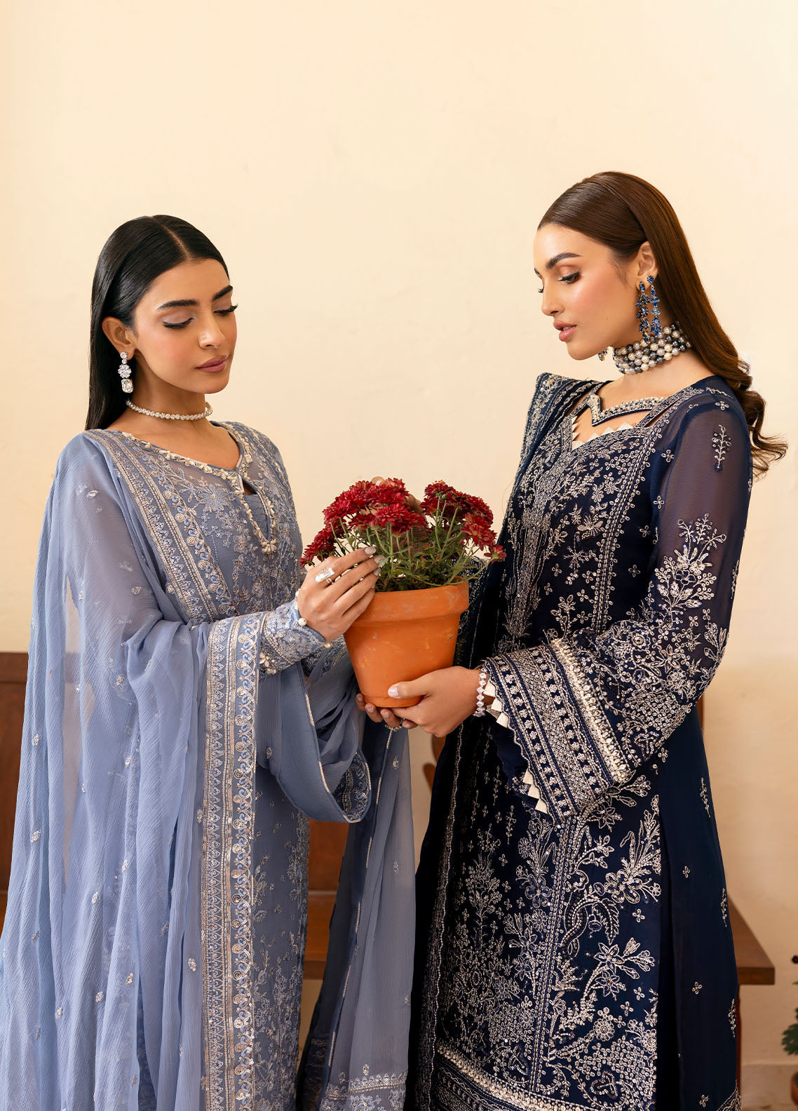 Gulaal | Reverie Embroidered Chiffon | ARISTA -  Gulaal Ladies Clothes -  House of Maryam