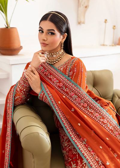 Gulaal | Reverie Embroidered Chiffon | ZARNA -  Gulaal Ladies Clothes - Original Designer Dress - House of Maryam