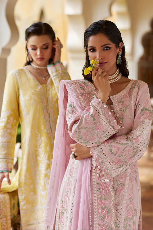 Gulaal | Luxury Lawn 25 | Magnolia -  Gulaal Ladies Clothes -  House of Maryam