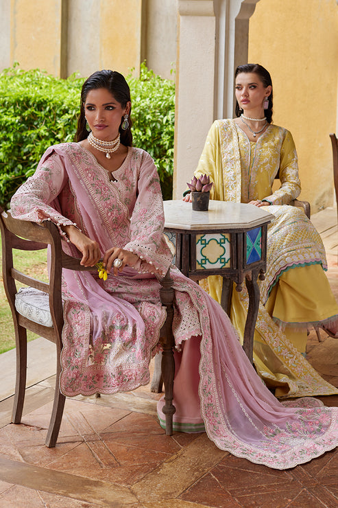 Gulaal | Luxury Lawn 25 | Magnolia -  Gulaal Ladies Clothes -  House of Maryam