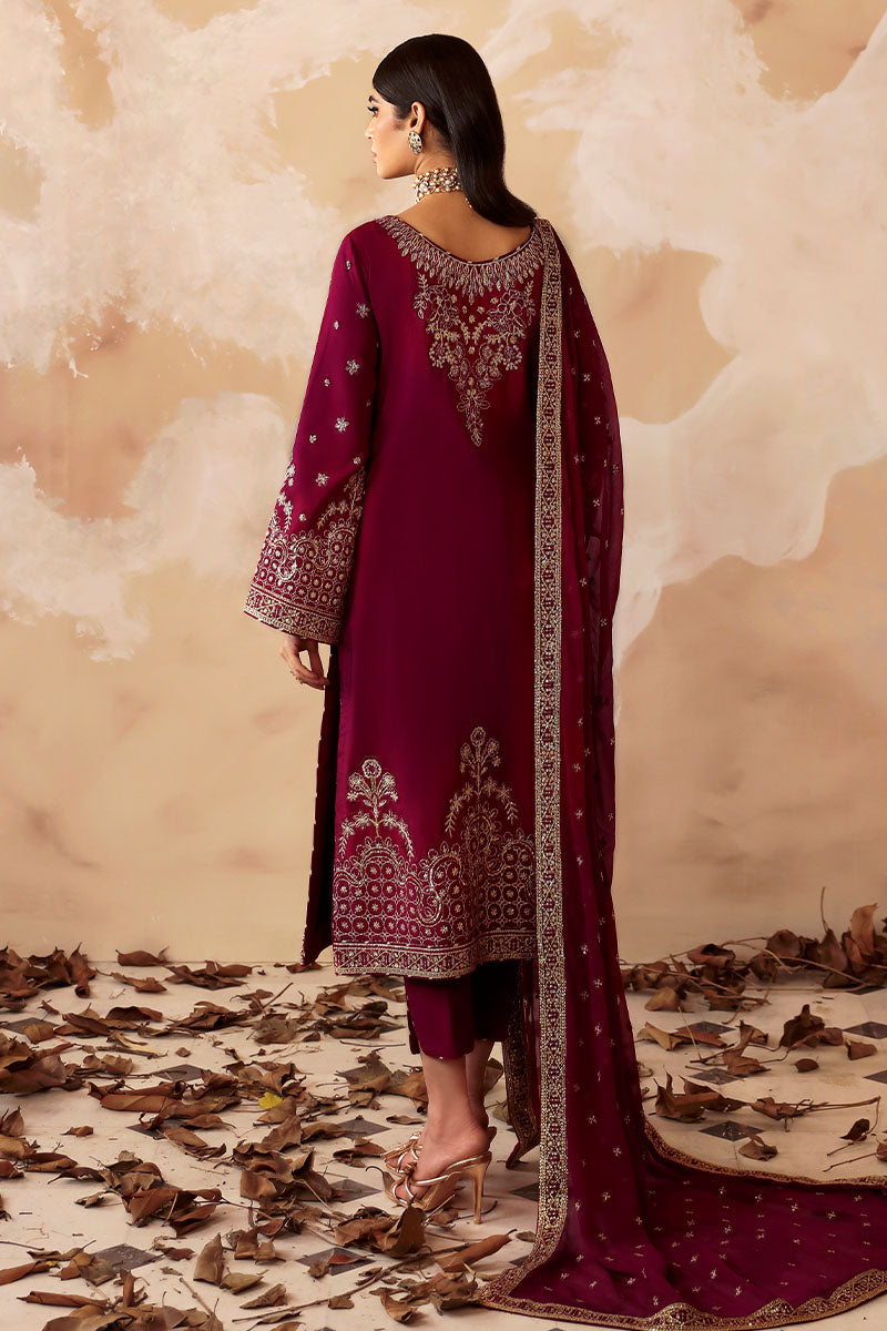Gulaal | Shehrnaaz Raw Silk | Ramail -  Gulaal Ladies Clothes - Original Designer Dress - House of Maryam