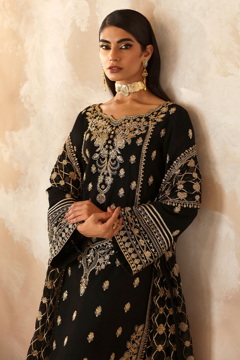 Gulaal | Shehrnaaz Raw Silk | Inaara -  Gulaal Ladies Clothes - Original Designer Dress - House of Maryam
