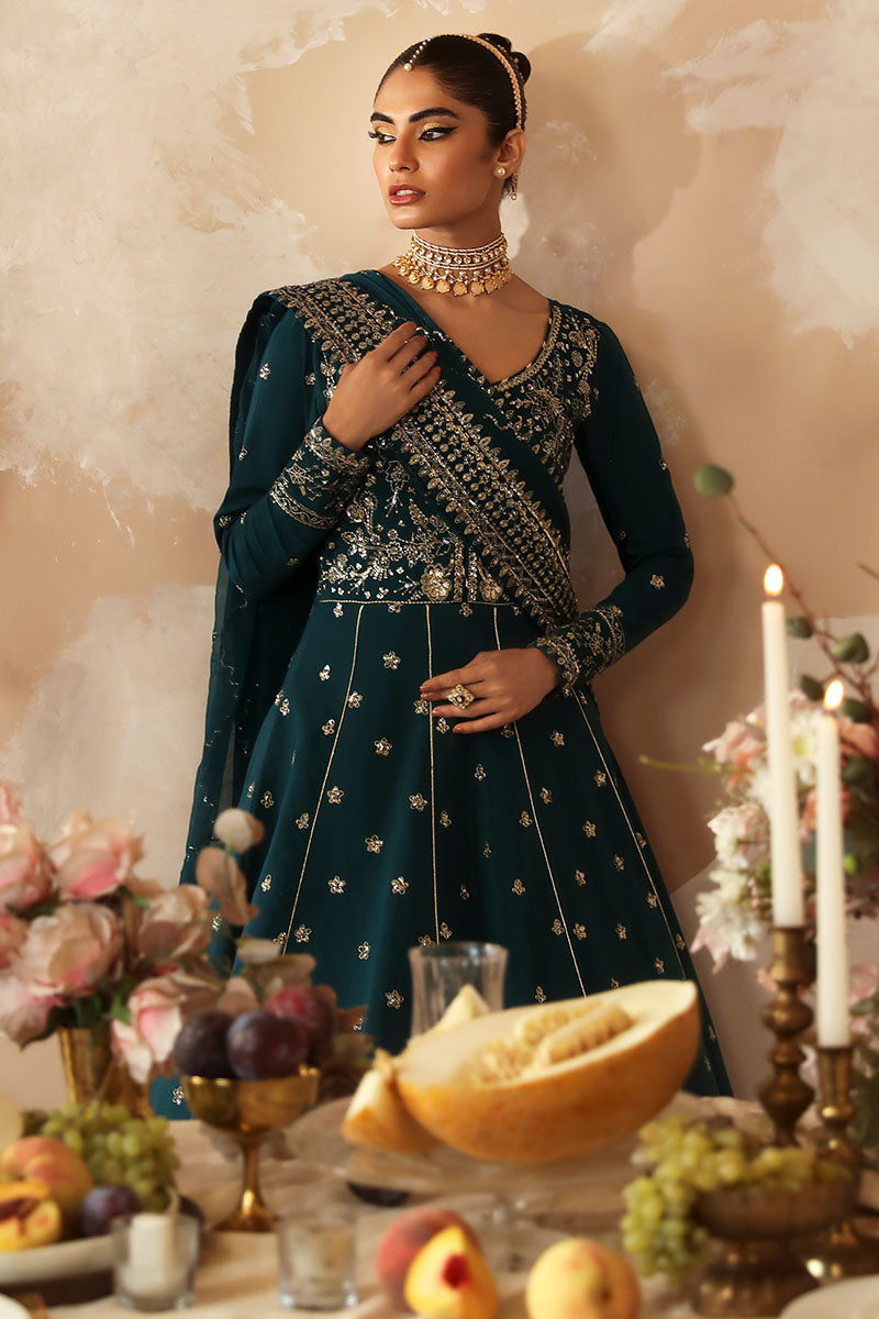 Gulaal | Shehrnaaz Raw Silk | Mahiri -  Gulaal Ladies Clothes - Original Designer Dress - House of Maryam