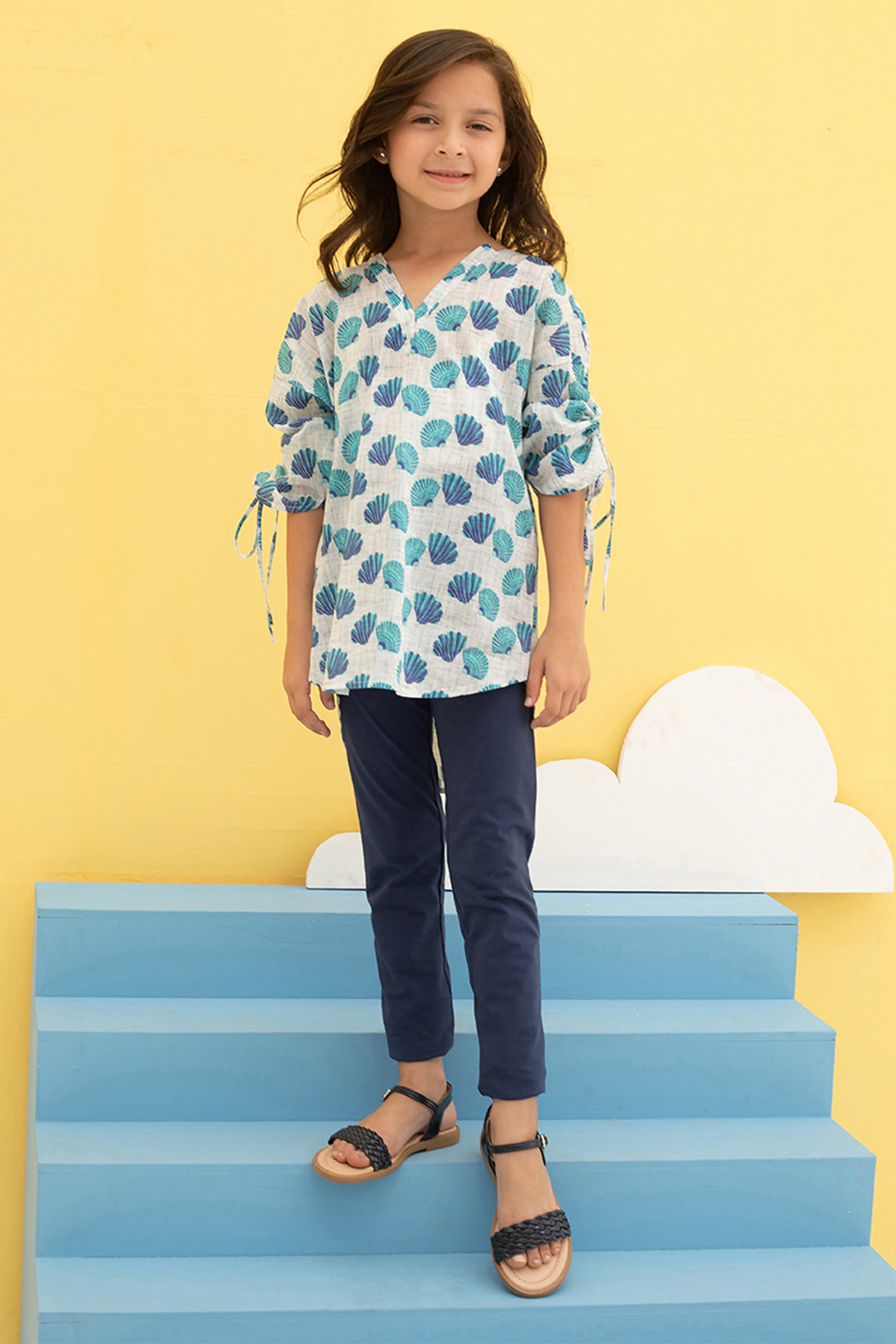 Zellbury Girls | 1 Piece Cambric | Kurta - 1006 -  Zellbury Girls Essential Pret - Original Designer Dress - House of Maryam