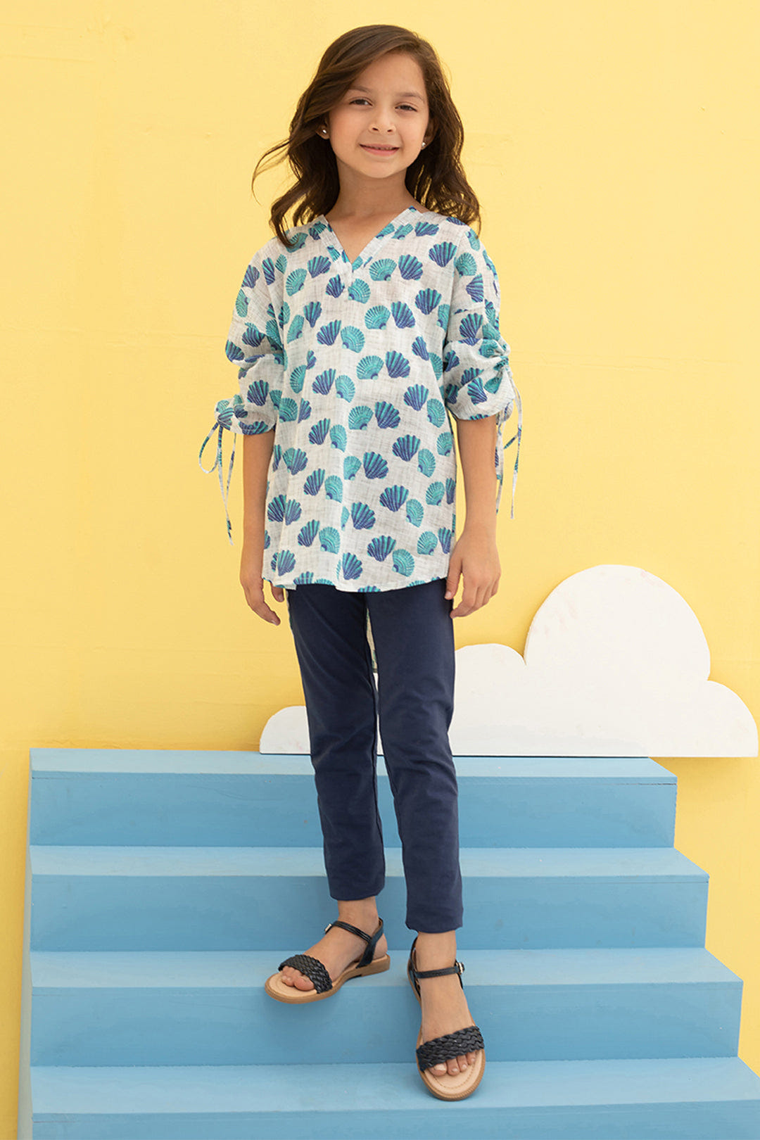 Zellbury Girls | 1 Piece Cambric | Kurta - 1006 -  Zellbury Girls Essential Pret - Original Designer Dress - House of Maryam