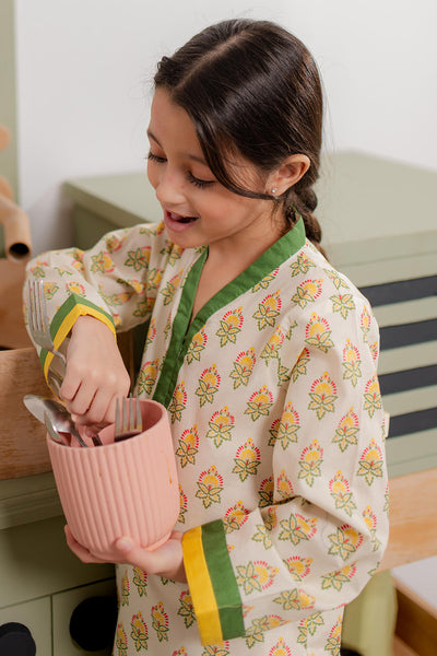 Zellbury Girls | 1 Piece Cambric | Kurta - 1650 -  Zellbury Girls Essential Pret - Original Designer Dress - House of Maryam