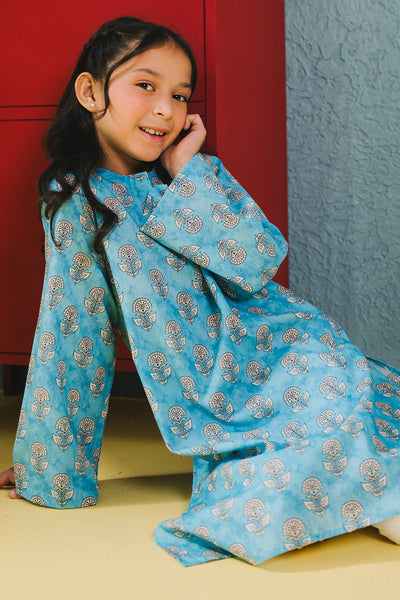Zellbury Girls | 1 Piece Cambric | Kurta - 1651 -  Zellbury Girls Essential Pret - Original Designer Dress - House of Maryam