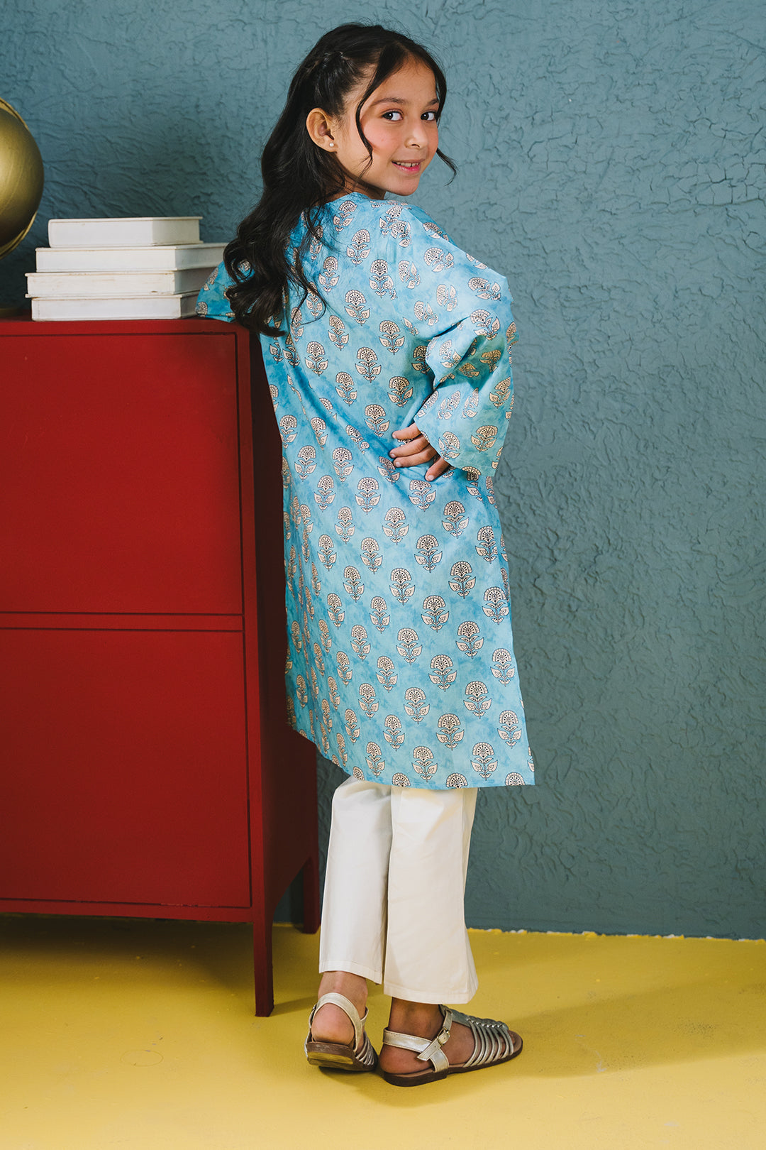 Zellbury Girls | 1 Piece Cambric | Kurta - 1651 -  Zellbury Girls Essential Pret - Original Designer Dress - House of Maryam