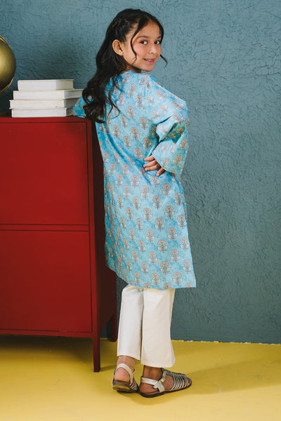 Zellbury Girls | 1 Piece Cambric | Kurta - 1651 -  Zellbury Girls Essential Pret - Original Designer Dress - House of Maryam