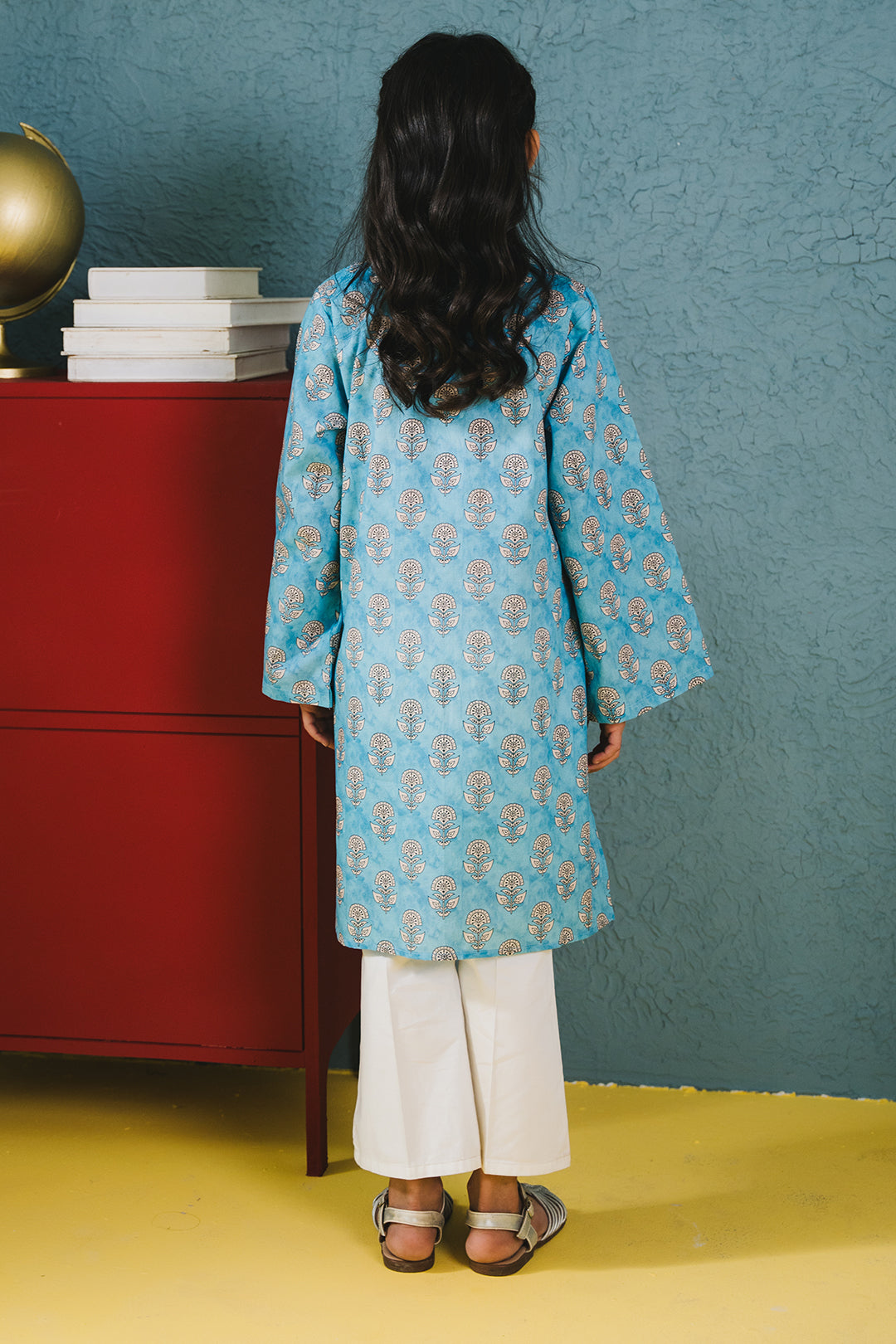 Zellbury Girls | 1 Piece Cambric | Kurta - 1651 -  Zellbury Girls Essential Pret - Original Designer Dress - House of Maryam