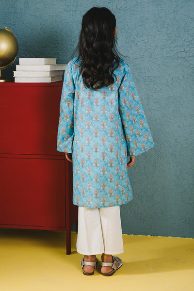 Zellbury Girls | 1 Piece Cambric | Kurta - 1651 -  Zellbury Girls Essential Pret - Original Designer Dress - House of Maryam