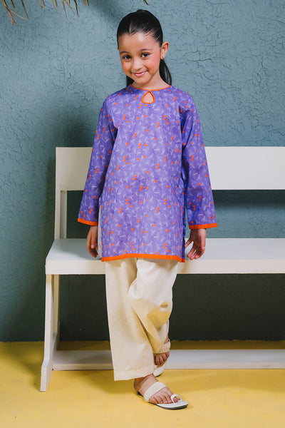 Zellbury Girls | 1 Piece Cambric | Kurta - 1652 -  Zellbury Girls Essential Pret - Original Designer Dress - House of Maryam