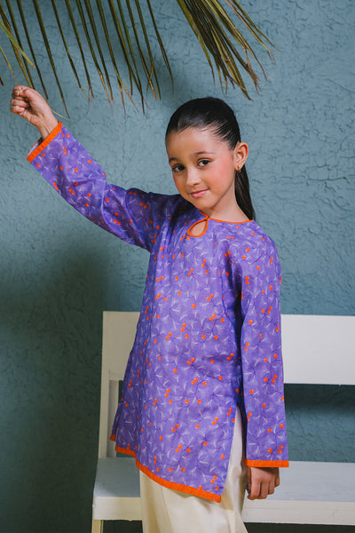 Zellbury Girls | 1 Piece Cambric | Kurta - 1652 -  Zellbury Girls Essential Pret - Original Designer Dress - House of Maryam